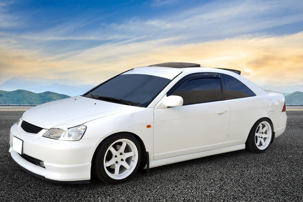 Side Skirts Compatible with 2001-2005 Honda Civic 2 & 4 Doors